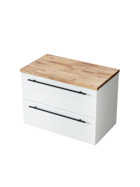 Szafka-lazienkowa-Nava-z-blatem-debowym-80-cm-szuflady-wiszaca-bialy-mat-uchwyt-czarny-mat.png